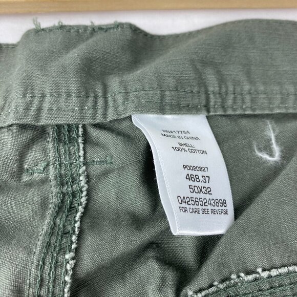 NWT Key Men’s Ripstop Dungaree Double Knee Pants 50 x 32 Relaxed Fit Green - Picture 6 of 10